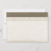 Bloemtekening verlovingsfeest Uitnodigen Kaart (Achterkant)