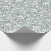 bloemtextuur naadloos patroon cadeaupapier (Hoek)
