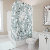  bloemtextuur naadloos patroon douchegordijn (In situ)