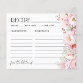 Bloemthee Blush Roze Vrijgezellenfeest Recept Kaar (Voorkant)