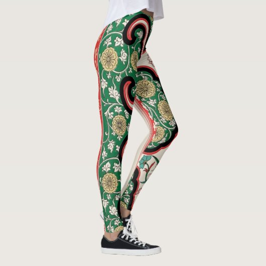 Bloemtuin Abstract  Chinees Leggings (Rechts)