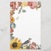 bloemtuin briefpapier (Voorkant)