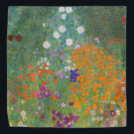 Bloemtuin (door Gustav Klimt) Bandana<br><div class="desc">Dit ontwerp is voorzien van een schilderij van de Oostenrijkse kunstenaar Gustav Klimt (1862-1918). Het is een afbeelding van een mooie bloemtuin in Klimt's typische impressionistische stijl. De bloemen zien er bijna uit alsof ze overstromen, en het is onmogelijk om zich niet opgetild te voelen door hun schoonheid. Het oorspronkelijke...</div>