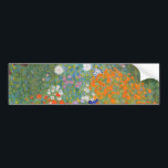 Bloemtuin (door Gustav Klimt) Bumpersticker<br><div class="desc">Dit ontwerp is voorzien van een schilderij van de Oostenrijkse kunstenaar Gustav Klimt (1862-1918). Het is een afbeelding van een mooie bloemtuin in Klimt's typische impressionistische stijl. De bloemen zien er bijna uit alsof ze overstromen, en het is onmogelijk om zich niet opgetild te voelen door hun schoonheid. Het oorspronkelijke...</div>