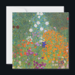 Bloemtuin (door Gustav Klimt) Kaart<br><div class="desc">Dit ontwerp is voorzien van een schilderij van de Oostenrijkse kunstenaar Gustav Klimt (1862-1918). Het is een afbeelding van een mooie bloemtuin in Klimt's typische impressionistische stijl. De bloemen zien er bijna uit alsof ze overstromen, en het is onmogelijk om zich niet opgetild te voelen door hun schoonheid. Het oorspronkelijke...</div>