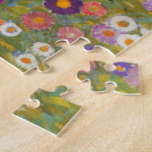 Bloemtuin (door Gustav Klimt) Legpuzzel (Zijkant)