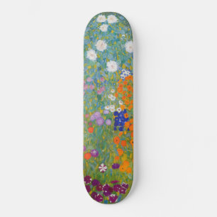 Bloemtuin (door Gustav Klimt) Persoonlijk Skateboard