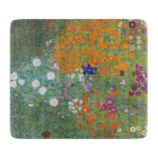 Bloemtuin (door Gustav Klimt) Snijplank (Voorkant)