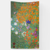 Bloemtuin (door Gustav Klimt) Spandoek (Verticaal)