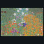 Bloemtuin (door Gustav Klimt) Tissuepapier<br><div class="desc">Dit ontwerp is voorzien van een schilderij van de Oostenrijkse kunstenaar Gustav Klimt (1862-1918). Het is een afbeelding van een mooie bloemtuin in Klimt's typische impressionistische stijl. De bloemen zien er bijna uit alsof ze overstromen, en het is onmogelijk om zich niet opgetild te voelen door hun schoonheid. Het oorspronkelijke...</div>