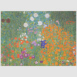 Bloemtuin (door Gustav Klimt) Tissuepapier<br><div class="desc">Dit ontwerp is voorzien van een schilderij van de Oostenrijkse kunstenaar Gustav Klimt (1862-1918). Het is een afbeelding van een mooie bloemtuin in Klimt's typische impressionistische stijl. De bloemen zien er bijna uit alsof ze overstromen, en het is onmogelijk om zich niet opgetild te voelen door hun schoonheid. Het oorspronkelijke...</div>