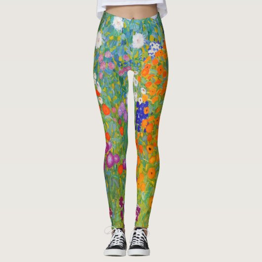 Bloemtuin door Leggings van Gustav Klimt (Voorkant)
