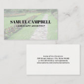 Bloemtuin en Walk Way Visitekaartje (Voorkant / Achterkant)