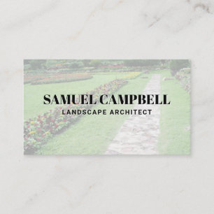 Bloemtuin en Walk Way Visitekaartje