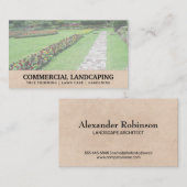 Bloemtuin en Walk Way Visitekaartje (Voorkant / Achterkant)