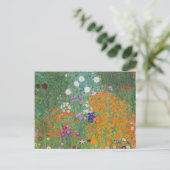 Bloemtuin (Gustav Klimt) Briefkaart (Staand voorkant)