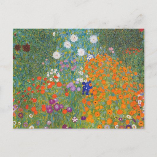 Bloemtuin (Gustav Klimt) Briefkaart (Voorkant)