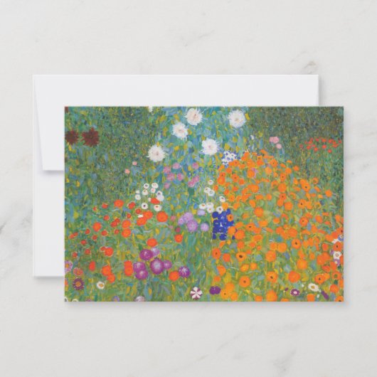 Bloemtuin (Gustav Klimt) Kaart (Voorkant)