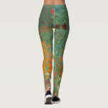 Bloemtuin (Gustav Klimt) Leggings<br><div class="desc">Dit ontwerp is voorzien van een schilderij van de Oostenrijkse kunstenaar Gustav Klimt (1862-1918). Het is een afbeelding van een mooie bloemtuin in Klimt's typische impressionistische stijl. De bloemen zien er bijna uit alsof ze overstromen, en het is onmogelijk om zich niet opgetild te voelen door hun schoonheid. Het oorspronkelijke...</div>