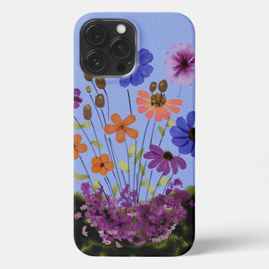 Bloemtuin iPhone Hoesje (Achterkant)