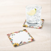  bloemtuin kartonnen onderzetters (Insitu)