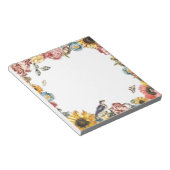 bloemtuin notitieblok (Schuin)