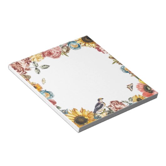  bloemtuin notitieblok (Schuin)