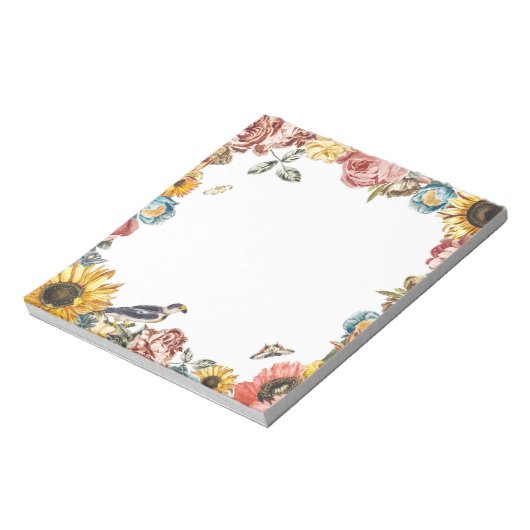  bloemtuin notitieblok (Linkerzijde)