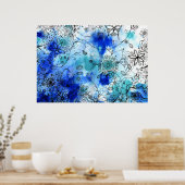 Bloemtuin - poster (Keuken)