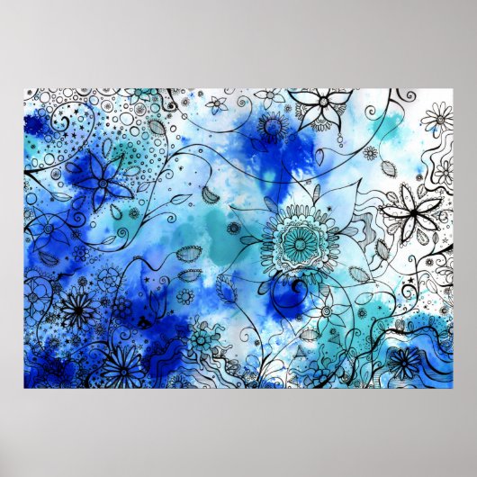 Bloemtuin - poster (Voorkant)