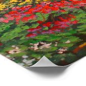 Bloemtuin. Poster (Hoek)