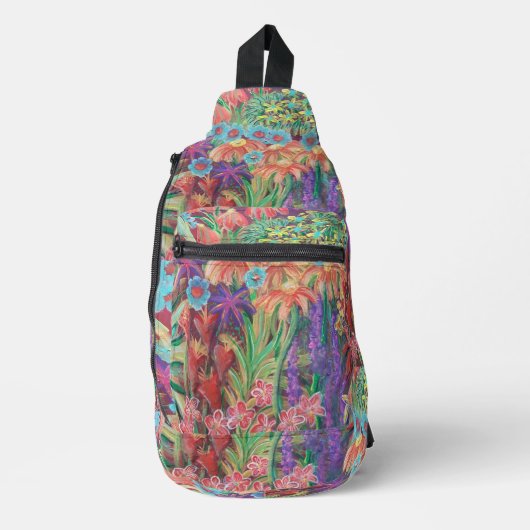 bloemtuin sling bag (Voorkant)