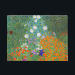 Bloemtuin van Gustav Klimt Deurmat<br><div class="desc">Ga naar mijn winkel voor een interessanter design en meer kleurenkeuze.
=> zazzle.com/colorfulworld*</div>