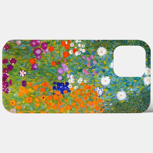 Bloemtuin van Gustav Klimt  Floral Case-Mate iPhone Case (Achterkant (horizontaal))