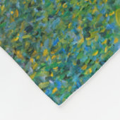 Bloemtuin van Gustav Klimt Floral Fleece Deken (Hoek)