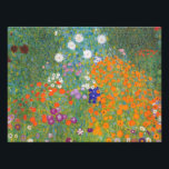Bloemtuin van Gustav Klimt Foto Afdruk<br><div class="desc">Een prachtig kleurrijk schilderij van een bloemtuin van Gustav Klimt. Verbluffende variaties in kleuren en mooie bloemen passen gewoon mooi op allerlei prachtige producten en cadeauideeën.</div>