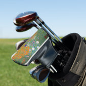 Bloemtuin van Gustav Klimt Golfheadcover (Insitu)
