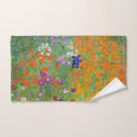 Bloemtuin van Gustav Klimt Handdoek<br><div class="desc">Bezoek mijn winkel voor een interessanter ontwerp en meer keuze voor kleuren => zazzle.com/colorfulworld*</div>