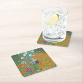 Bloemtuin van Gustav Klimt Kartonnen Onderzetters (Insitu)