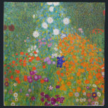 Bloemtuin van Gustav Klimt Katoenen Servet<br><div class="desc">Bezoek mijn winkel voor een interessanter ontwerp en meer keuze voor kleuren => zazzle.com/colorfulworld*</div>