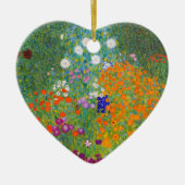Bloemtuin van Gustav Klimt Keramisch Ornament (Voorkant)