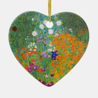 Bloemtuin van Gustav Klimt Keramisch Ornament