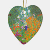 Bloemtuin van Gustav Klimt Keramisch Ornament (Links)