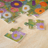 Bloemtuin van Gustav Klimt Legpuzzel (Zijkant)