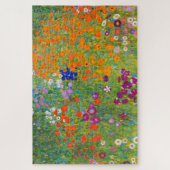 Bloemtuin van Gustav Klimt Legpuzzel (Verticaal)