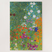 Bloemtuin van Gustav Klimt Legpuzzel (Verticaal)