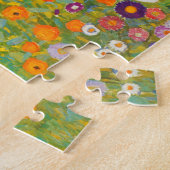 Bloemtuin van Gustav Klimt Legpuzzel (Zijkant)