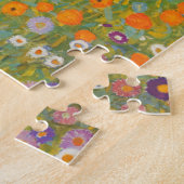 Bloemtuin van Gustav Klimt Legpuzzel (Zijkant)