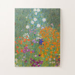Bloemtuin van Gustav Klimt Legpuzzel<br><div class="desc">Prachtig schilderij van een bloemtuin van Gustav Klimt. Bezoek onze winkel voor prachtige kunstpuzzels en meer Gustav Klimt-puzzels!</div>