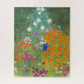 Bloemtuin van Gustav Klimt Legpuzzel (Verticaal)